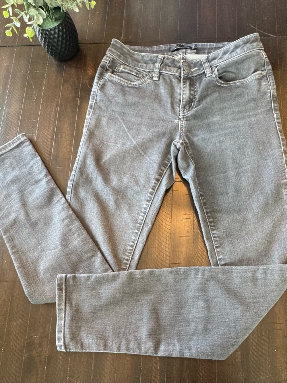 PrAna Mid-Rise Slim Straight Jeans Charcoal Size 2/26